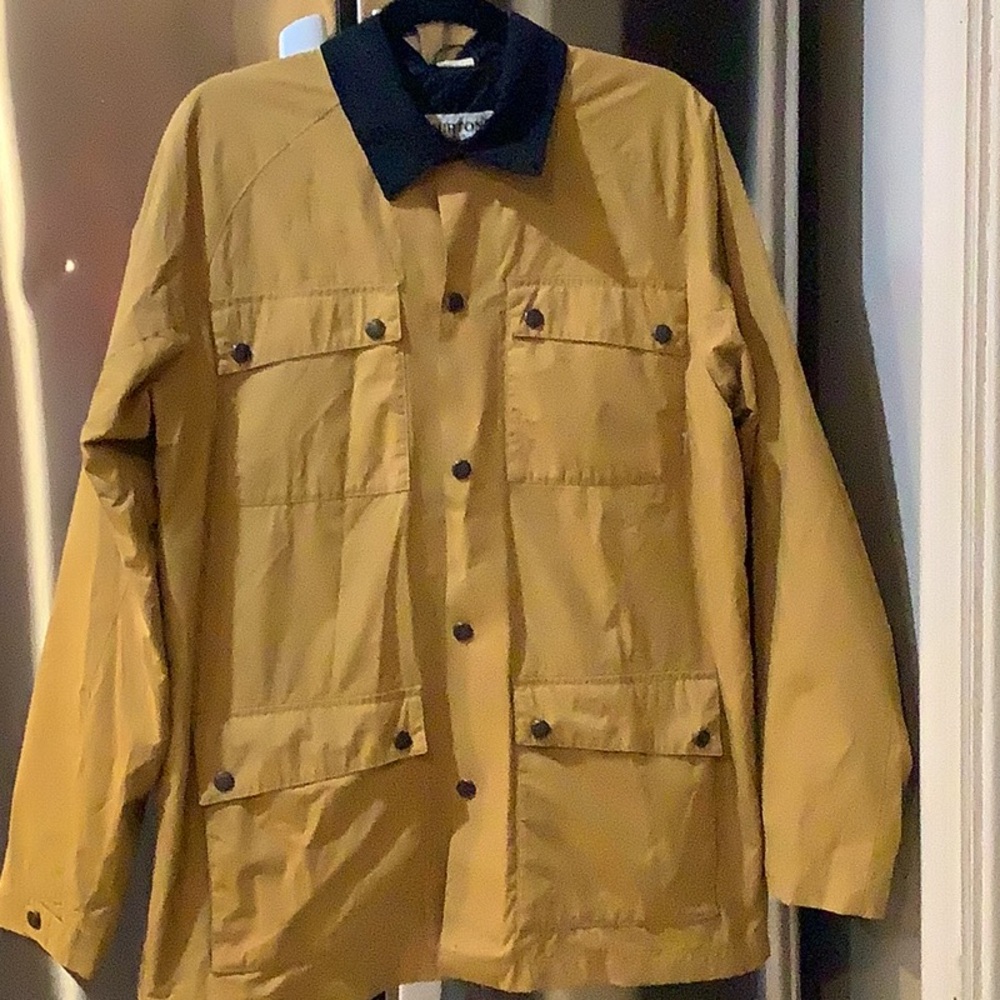 Burton Men's Brown Jacket with Black Collar